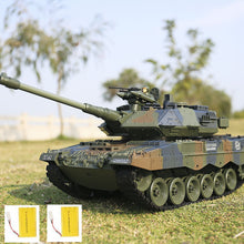 German Tiger 2A6 Battle Simulation Army Military RC Tank 1:18 2.4G Remote Control Tank With Smoke&Sound&BB Bullet&Light Function