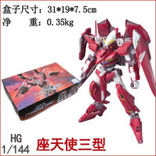 GAOGAO Gundam Model HG 1/144 Justice Freedom 00 Destiny Armor Unchained Mobile Suit Kids Toys With Holder