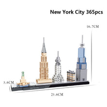 City Architecture Compatible Legoingly New York Berlin Venice Budapest Louvre Pair America Model Buildings Blocks Kits Kids Toys
