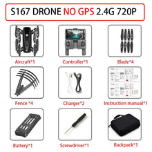 S167 drone GPS HD camera 4K 5G WiFi FPV 1080P video real-time Dron RC helicopter flight 20 minutes Quadcopter drone camera
