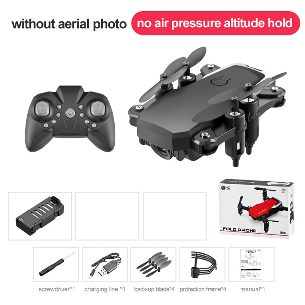 Mini Drone With Camera HD Foldable Drones One-Key Return FPV Quadcopter Follow Me RC Helicopter Quadrocopter Kid's Toys
