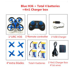 RC Helicopter JJRC H36 Mini Drone 2.4GHz 6-Axis Gyro Headless Mode One Key Return RC Quadcopter VS JJRC H8 Mini H20 Dron