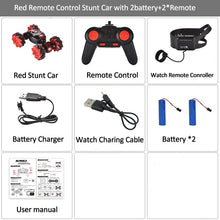 LH-C019S Remote Control Stunt Car Gesture Sensor Control RC Car Off-Road Vehicle Double Side Driving Stunt Car for Kids