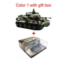 Military RC Crawler Tank Remote Control Simulation Armos Corps Tiger Battle Model Mutual Fight Army Toys for 6 Year Old Children