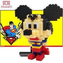 MUMUELI Mini Assembly DIY Cartoon Animation Figure 3D Building Model Kit Blocks for Children Kids Resin Toys Collection DTSET-3