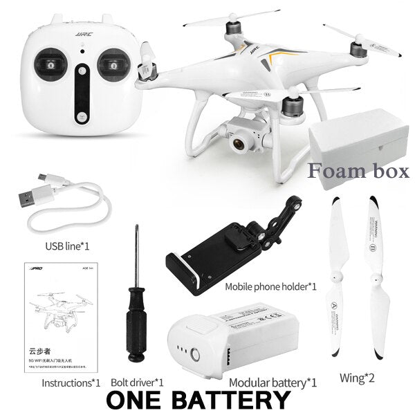 JJRC X6 Drone 4K Gps Professional Brushless Rc Quadcopter 5G Follow Me WiFi Fpv Selfie Quadrocopter Adjustable Camera Drone