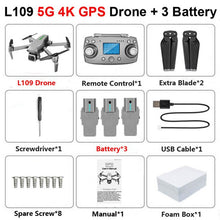 L109 GPS Drone 4K Camera x50 ZOOM 5G WIFI 1KM distance 25 minutes Quadcopter RC Helicopter Professional Selfie drone Xmas boy