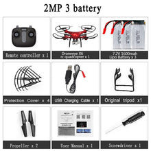 RC Drone Quadcopter With 1080P Wifi FPV Camera RC Helicopter 20-25min Flying Time Professional Dron 720p Quadcopter Drone