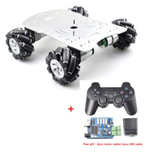 Handle Remote Control Smart Mecanum Wheel Robot Car Omni-Directional for Arduinoo with 12V Encoder Motor DIY Project STEM