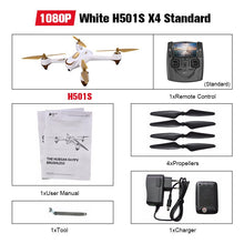 Original Hubsan H501S X4 Pro 5.8G FPV Brushless W/1080P HD Camera GPS RTF Follow Me Mode Quadcopter Helicopter RC Drone