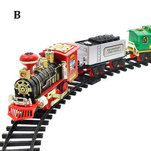 Remote Control Conveyance Car Electric Steam Smoke RC Track Train Simulation Model Rechargeable Set Model Kids Toy