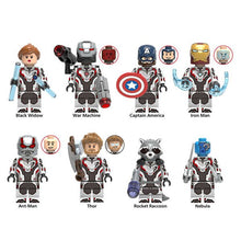 16pcs/set The Avengers Heroes DIY Model Building Blocks Kit Hulk Batman Thanos Thor Assembling Bricks Toys Kids with Legoinglys