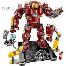 76125 76126 Marvel Avengers Endgame Iron Man Hall of Armor Building Blocks Kit Bricks Classic Movie Model Compatible Assembled