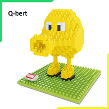 Pixels PacMan Micro Blocks Model DIY Assemble Action CartoonFigure Donkey Kong Qbert Building Kit Toy Boy Gift Cartoon 9617-9620
