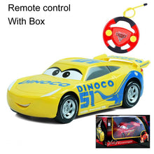 Original Disney Pixar Cars 22cm Remote Control Lighting McQueen Cars Jackson Storm Car Cruz Ramirez for Toys Kids Birthdays Gift