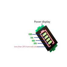 5pcs 7.4V Li-po Battery Indicator Display Board Power Storage Monitor 