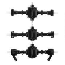 Differential Metal Front+Rear+Middle Bridge Axle For JJRC Q60 Q63 Q64 RC Car Parts