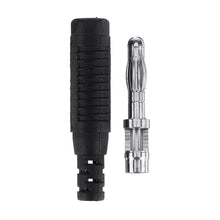 Amass 4mm Banana Bullet Connector Plug Nickel Plated Black/Red Color for Adapter Cable