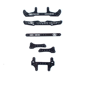 1 Set MA/AR Chassis Modification Set Kit With FRP Parts For Tamiya Mini 4WD RC Car Parts With Wheel 