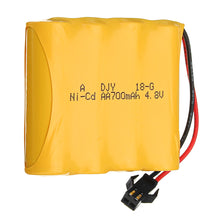 4.8V 700mAh 4S Ni-Cd Battery SM Plug for 23211 1/20 2.4G Rc Car Parts 