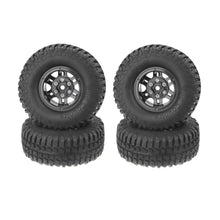 4Pcs AUSTAR AX-3020D 1.9 Inch 103mm RC Car Tires With Hub For 1/10 D90 SCX10 CC01 RC Car Crawler