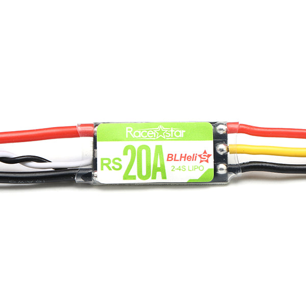 Racerstar RS20A 20A BLHELI_S OPTO 2-4S ESC Support Dshot150 Dshot300 for RC Racing Drone