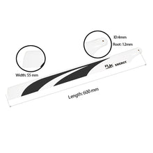 1Piar RJX B Grade 325 / 360 / 430 / 520 / 550 / 600 / 690mm Carbon Fiber Main Blade For RC Helicopter
