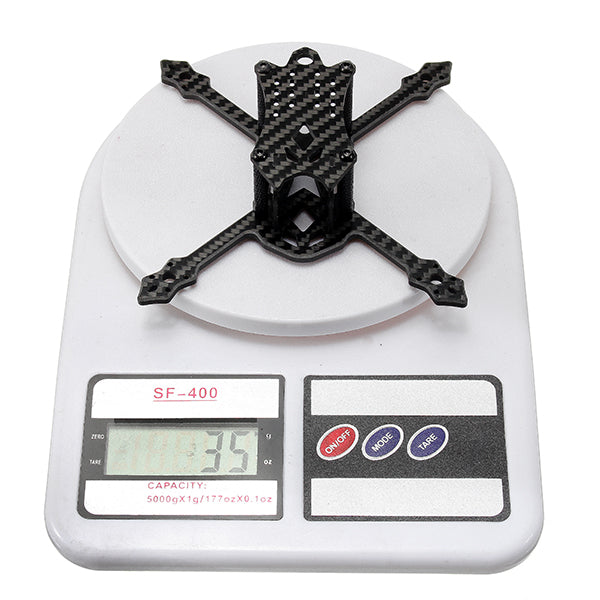 Realacc Blackbird 140 140mm  4mm Arm Carbon Fiber RC Drone FPV Racing Frame Kit with PDB and Battery Strap