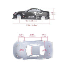 1PC Box Pack 020GR 190MM Painted PVC Body Shell +Rear Wing for 1/10 RC Drift Racing Car Model Parts
