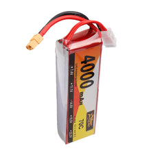 ZOP Power 14.8V 4000mAh 70C 4S Lipo Battery XT60 Plug for RC Racing Drone