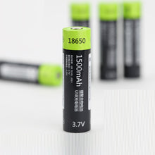 ZNTER 18650 3.7V 1500mAh USB Rechargeable 18650 Lipo Battery