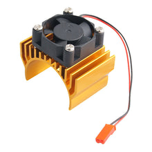 RC Car Motor Radiator With Cooling Fan For 1/10 HSP RC Car 540 550 3650 Motor
