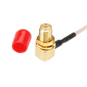 100mm MMCX Male to SMA Female Antenna Extension Adapter Cable for FPV RC Airplane