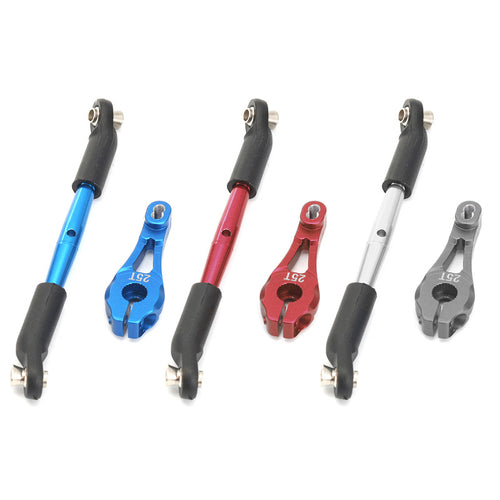 Defender Trail Crawler Aluminum Servo Horn+Steering Link For 1/10 Traxxas TRX-4 RC Car Parts