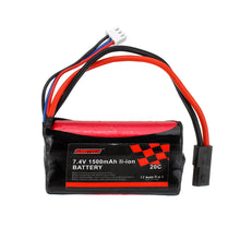 SUBOTECH 18650 7.4V 1500mAh 20C 2S Li-ion Battery for BG1513 BG1515 BG1518 RC Vehicles Model