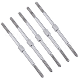 1PC M3 X 86mm Steel Push Rod Hex Thread CW/CCW RC Airplane Spare Part