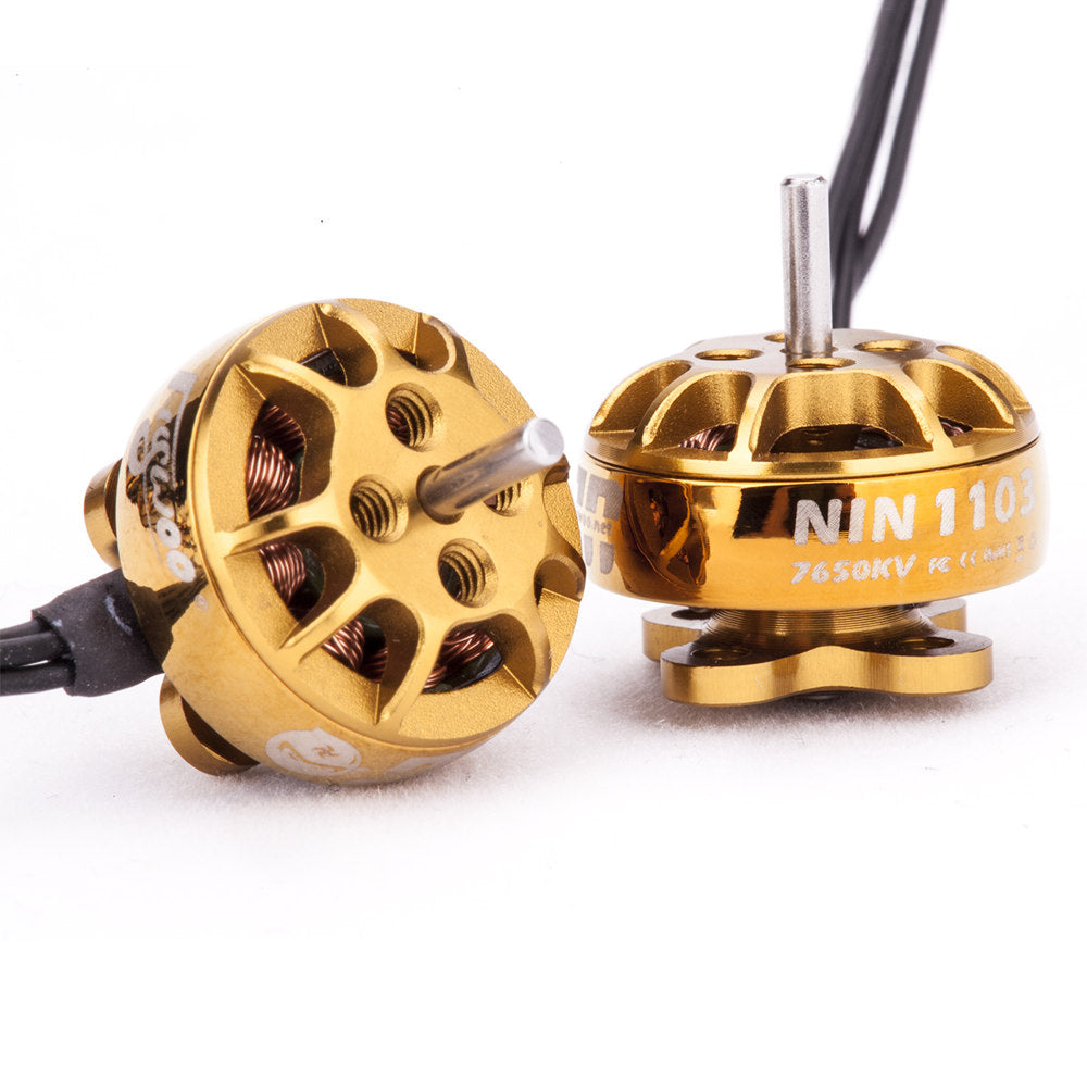 FLYWOO NIN TINY NT1103 1103 7650KV 10500KV 1-3S Brushless Motor for RC Drone FPV Racing