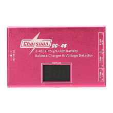 Charsoon DC-4S 2-4S Li-poly/Li-ion Battery Balance Charger & Voltage Detector with Power Adapter for RC Drone