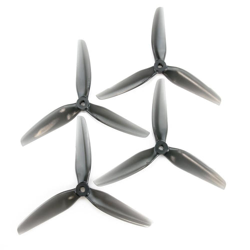 HQProp DP6X3.5X3 3-blade 6Inch Poly Carbonate POPO Propeller 2CW+2CCW Light Grey