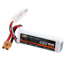 XF POWER 7.4V 450mAh 75C 2S Lipo Battery XT30 Plug for RC FPV Racing Drone 