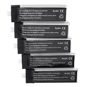 10Pcs URUAV 3.8V 550Mah 50/100C 1S HV 4.35V Lipo Battery PH2.0 Plug for Emax Tinyhawk Kingkong/LDARC TINY