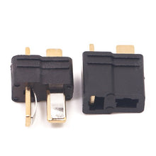 20 Pair Amass AM-1015B Anti-Slip Black T Plug Connector Male & Female 