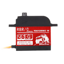 RBR/C RB0126MG 26KG 90° 120° Large Torque Digital Metal Gear Waterproof Servo For 1/8/10 Crawler RC Car Boat Vehicle Robot Models
