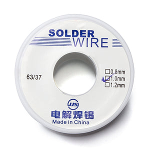 100g 63/37 0.6/0.8/1.0/1.2/1.8mm Tin Lead Soldering Wire Reel Solder Rosin Core