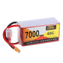 ZOP Power 14.8V 7000mAh 65C 4S Lipo Battery XT60 Plug for RC Racing Drone