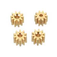 RBRC 4PCS Copper Motor Gear for RB1277A 1/12 RC Car Vehicels Model Spare Parts