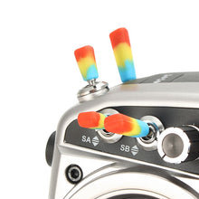 8 PCS Slicone Transmitter Anti-slipping Stick Switch Cap Sheath 