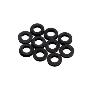 100Pcs M2 M2.5 M3 Black Plastic Nylon Washer Plated Spacer for RC Model