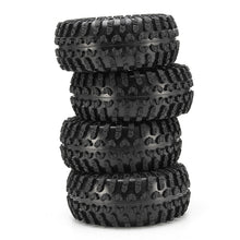 AUSTAR 4PCS Wheel Tires Rims Inflate Beadlock Pneumatic Tyre 3021RD For 1/10 RC Car