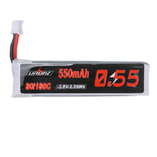 5Pcs URUAV 3.8V 550mAh 80C/160C 1S HV 4.35V PH2.0 Plug Lipo Battery for Emax Tinyhawk Kingkong/LDARC TINY